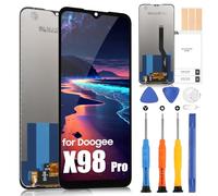 LCD Display per Doogee X98 Pro LCD Schermo per Doogee N50 Sostituzione dello Schermo per Doogee X98 Pro Touch Screen Digitizer Full Assembly con Riparazione Kit, Nero