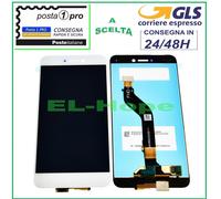 LCD DISPLAY PER HUAWEI P8 LITE 2017 PRA-LA1 LX1 LX3 TOUCH SCREEN VETRO BIANCO