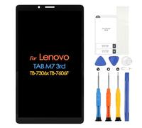 LCD Display per Lenovo Tab M7 3rd TB-7306F TB-7306 TB-7306X 7 Pollici LCD Screen Replacement, Sostituzione Schermo Touchscreen Digitazer Assembly con Strumenti