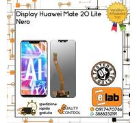 LCD DISPLAY TOUCH SCREEN PER HUAWEI MATE 20 LITE SNE-LX1 AL00 NERO VETRO SCHERMO