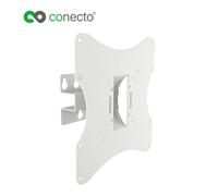 LCD LED TV Televisore Montaggio Parete Monitor Girevole 10-37 Pollici Bianco