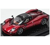 LCD Modellino Auto Pagani Utopia Roadster Carbon Rosso 1:64