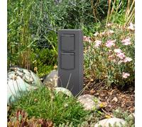 LCD Picchetto prese da esterni 017, 2x, grafite LCD