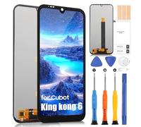 LCD Schermo per Cubot King kong 6 Display per King kong6 LCD Display Touch Screen Assembly con Riparazione Kit(6.1", Nero)