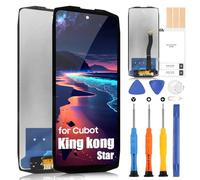 LCD Schermo per Cubot Kingkong Star, LCD Display per King Kong Star, Display Touch Screen Digitizer Ricambio Assembly + Riparazione Kit (Nero)