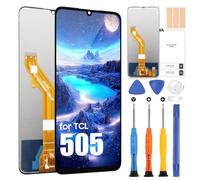 LCD Schermo per TCL 505 , LCD Display per TCL 505 T509K1 6,75 Pollici Display Touch Screen Digitizer Ricambio Assembly Sostituzione Schermo + Riparazione Kit (Nero)