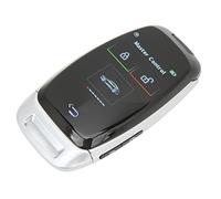 LCD Smart Key Remote Start Car Car Sticker Switch Change Display Multi-Language One Button Start Simple Car Operation (D'argento)