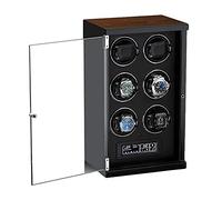LCD Touch Screen Automatic Watch Winder with Remote Control Light Quiet Motor Flexible Watch Pillows for Men Women Gift