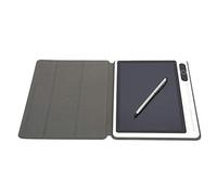 LCD Writing Tablet F Blocco Note Elettronico LCD Tablet Drawing Pad Forniture Aziendali Strumento per Pittura a Mano 9 Pollici Nero con Custodia in Ecopelle (Nero (con Custodia in Pelle))