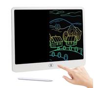 LCD Writing Tablets, Colorful Erasable Drawing, Adorable Writing Board, Educational Doodle Pad Learning Toy, Travel Activity Tablet for Home School Car, Kids, Boys Girls Over 3, 11.81x10 inches