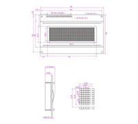 LCD2004 Per Stampante 3D Schermo Display con Encoder Rotante per Scheda per