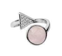 LCDIUDIU Anelli In Pietra Naturale per Donna, Zircone Triangolare In Argento Intarsiato, Energia Rotonda, Lazuli, Lapislazzuli, Anelli Aperti Regolabili, Cerchietto, Fascia per Il Pollice, Gioielli