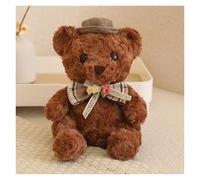 LCEDHZOC Adorabile Orsacchiotto Di Peluche, 20CM Tenero Orsacchiotto Di Peluche Paffuto Regalo for Bambini Ragazzi E Ragazze Decorazione for La Casa(Brown)