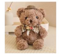 LCEDHZOC Adorabile Orsacchiotto Di Peluche, 20CM Tenero Orsacchiotto Di Peluche Paffuto Regalo for Bambini Ragazzi E Ragazze Decorazione for La Casa(Beige)