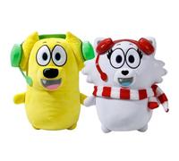 LCEDHZOC Peluche Tyler E Snowi, Morbido Peluche Del Super Cane Tyler Regalo for Bambini Ragazzi E Ragazze(Snowway+Taylor)