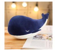 LCEDHZOC Simulazione Di Balena Blu Di Peluche, Simpatici Animali Di Peluche Cuscino Di Peluche A Forma Di Balena Blu Paffuta Regalo for Bambini Decorazione for La Casa(65CM/25.5IN)