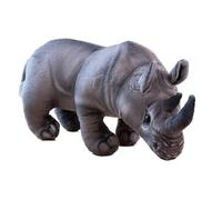 LCEDHZOC Simulazione Di Rinoceronte Di Peluche, Simpatici Animali Di Peluche Rinoceronte Paffuto Regalo for Bambini Ragazzi E Ragazze Decorazione for La Casa(Gray,30CM/11.8IN)