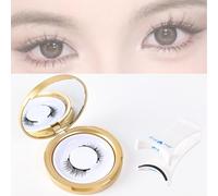 Lcerostma Magnetic Eyelashes, Lcerostma Magnetic Lashes, Magnetic Lashes, Quick,Safe,Reusable Magnetic Eyelashes,3D Natural Look False Lashes, False Eyelashes No Glue (B)