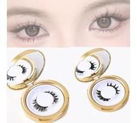 Lcerostma Magnetic Eyelashes, Lcerostma Magnetic Lashes, Magnetic Lashes, Quick,Safe,Reusable Magnetic Eyelashes,3D Natural Look False Lashes, False Eyelashes No Glue (A+C)