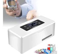 LCHER Scatola Frigo Portatile per Insulina, Mini Frigorifero per Medicinali a Temperatura Costante, Frigorifero per Medicinali per Auto, Viaggio, Casa, Piccola Scatola da Viaggio per Farmaci