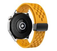 LCHJX 18 20 22 mm cinghia di silicone magnetico per orologio GT 5 46mm 41 mm Banda sportiva traspirante per GT5 Pro GT4 GT3 GT2 Correa Watchbands