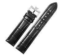 LCHJX 19mm 20mm 21mm 22 mm Sostituzione della fascia d'oro in pelle genuina per vacheron Costantin Patrimony VC Black Blue Brown Cowhide Strap