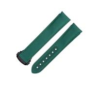 LCHJX 20 mm Nuovo fascia d'oro in tessuto in nylon verde adatto per cinturino Omega per AT150 Seamaster 300 Pianeta Ocean De Ville Speedmaster End Watch Band
