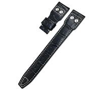 LCHJX 20mm 21mm 22 mm Rivets Real Rivets Canda per per orologio IWC Spitfire Big Pilot's Watch IW5009 Cowhide Cint