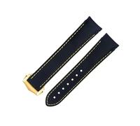LCHJX Banda di orologi da 20 mm per orologi per omega at150 300 pianeta oceano de ville nero giallo giallo a densità ad alta densità di orologeria in nylon