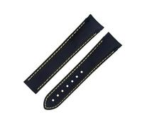 LCHJX Banda di orologi da 20 mm per orologi per omega at150 300 pianeta oceano de ville nero giallo giallo a densità ad alta densità di orologeria in nylon