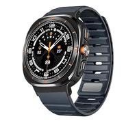 LCHJX Banda magnetica per galassia orologio ultra 47mm uomo morbido silicone cinghia ， per galassy ultra 7 ultra 47mm sportivo bracciale correa