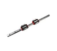 LCHJX Blocco Scorrimento del Cuscinetto lineare per Guida Scorrevole 2 PCS HGW20cc Flange Linear Block + Lunghezza 100mm-1000mm 1pcs HGR20 Guida a Binario lineare (800 mm)