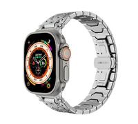 LCHJX Canda di guardia in acciaio in metallo in acciaio inossidabile Titan per banda Ultra 2 49mm 46 mm 45 mm 44 mm Serie cinturino 10 9 8 7 6 5 4 3 2 1 SE con connettore metallico
