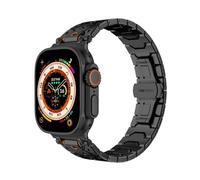 LCHJX Canda di guardia in acciaio in metallo in acciaio inossidabile Titan per banda Ultra 2 49mm 46 mm 45 mm 44 mm Serie cinturino 10 9 8 7 6 5 4 3 2 1 SE con connettore metallico