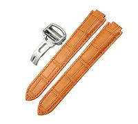 LCHJX Canda di guardia in pelle genuina 14mm 16mm 18mm 20mm 22mm per ballo bleu de convex tipo colorato cinghia