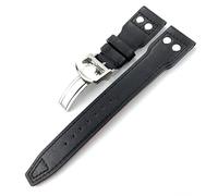 LCHJX Canda d'orologeria in pelle vele in pelle 21mm 22mm adatto per IWC Big Pilot IW5009 IW5103 Cinghia di orologio per chiodo in filo IW5103