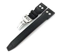LCHJX Canda d'orologeria in pelle vele in pelle 21mm 22mm adatto per IWC Big Pilot IW5009 IW5103 Cinghia di orologio per chiodo in filo IW5103
