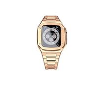 LCHJX Cansola di orologio da orologio in metallo in acciaio inossidabile ， per banda 45 mm 44 mm Series 9 8 7 6 SE 5 4 Orologio Sostituire Aggiornamento Sostituire gli accessori per copertina della