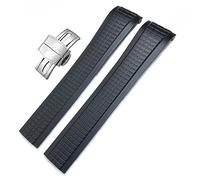 LCHJX Cinda di guardia in gomma in silicone colorato per cinturino Patek per Aquanaut Philippe Series 5164A 5167A Watch Band Butterfly Buckle Buckle 21mm Canda