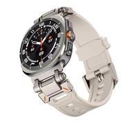 LCHJX Cinghia di gomma per galassia Ultra 47mm Silicone morbido Banda per Galaxy 7 Ultra 47mm No GAPS Bracciale Correa Watchbands