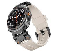 LCHJX Cinghia di gomma per Galaxy Watch 7 Ultra 47mm Bracciale a banda in silicone per Galaxy Watch Ultra 47mm Watchband Sports Bolristband