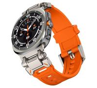 LCHJX Cinghia di gomma per Galaxy Watch 7 Ultra 47mm Bracciale a banda in silicone per Galaxy Watch Ultra 47mm Watchband Sports Bolristband