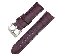 LCHJX Cinghia di orologio in pelle genuina da 24 mm per Panerai Luminor 1950 PAM013012 Crocodile testurizzata colorate