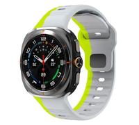 LCHJX Cinghia di silicone sportivo per orologio galaxy Ultra 47mm Soft Loop Due Color Band per Galaxy 7 Ultra No GAPS Gapsbands