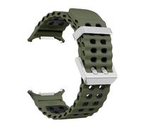 LCHJX Cinturino in silicone per orologio Bracciale Ultra 47mm NO GAPS Sport Bandiera bicolore per cinturini Ultra Galaxy 7 Ultra