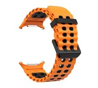 LCHJX Cinturino in silicone per orologio Bracciale Ultra 47mm NO GAPS Sport Bandiera bicolore per cinturini Ultra Galaxy 7 Ultra
