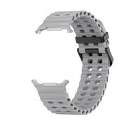 LCHJX Cinturino in silicone per orologio Bracciale Ultra 47mm NO GAPS Sport Bandiera bicolore per cinturini Ultra Galaxy 7 Ultra