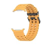 LCHJX Cinturino in silicone per orologio Bracciale Ultra 47mm NO GAPS Sport Bandiera bicolore per cinturini Ultra Galaxy 7 Ultra