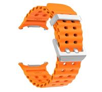 LCHJX Cinturino in silicone per orologio Bracciale Ultra 47mm NO GAPS Sport Bandiera bicolore per cinturini Ultra Galaxy 7 Ultra