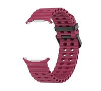 LCHJX Cinturino in silicone per orologio Bracciale Ultra 47mm NO GAPS Sport Bandiera bicolore per cinturini Ultra Galaxy 7 Ultra